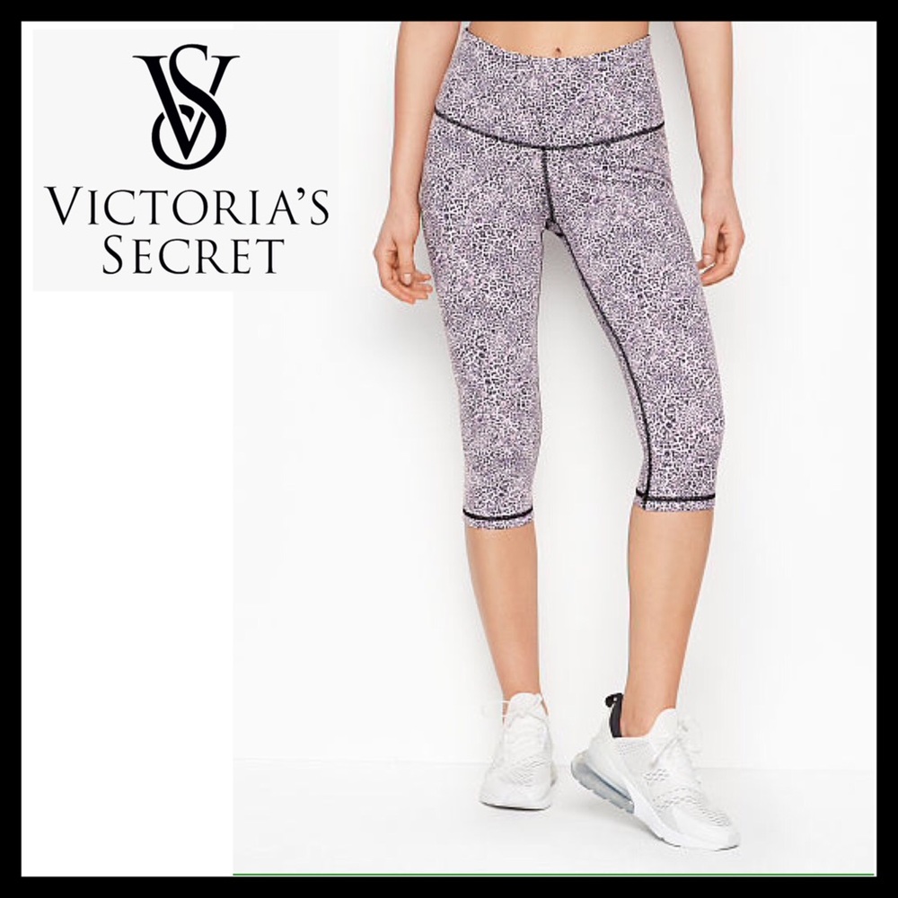 VICTORIA'S SECRET Knockout High Rise Crop Violet - Picture 2 of 4